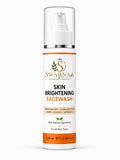 Swarnaa Skin Brightening Face Wash for Glowing & Even Tone Skin | Deep Cleansing Daily Face Cleanser | Helps Remove Dirt, Oil & Impurities | Suitable for Men & Women | All Skin Types | 100ml