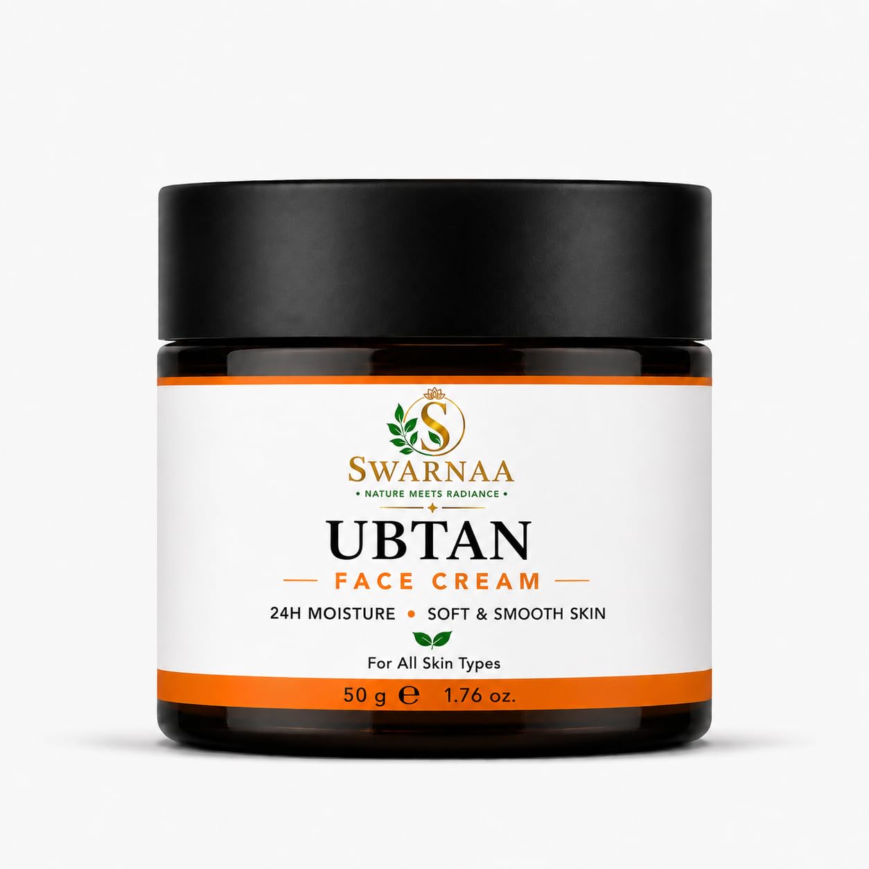Swarnaa Ubtan Face Cream for Daily Moisturization & Skin Nourishment | Helps Improve Skin Softness, Smoothness & Natural Glow | Hydrating Face Cream for Men & Women | All Skin Types | 50g